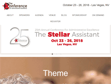 Tablet Screenshot of officedynamicsconference.com